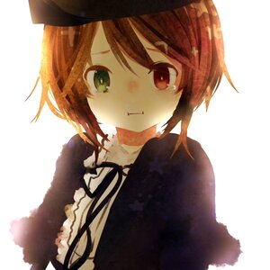 Rating: Safe Score: 0 Tags: 1girl black_headwear black_ribbon brown_hair closed_mouth dress hat image long_sleeves looking_at_viewer neck_ribbon ribbon short_hair simple_background solo souseiseki star_(symbol) tears upper_body white_background User: admin