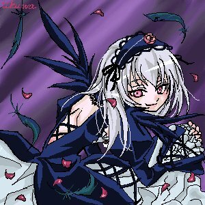 Rating: Safe Score: 0 Tags: 1girl black_wings bug butterfly dress elbow_gloves hairband image insect long_hair silver_hair smile solo suigintou wings User: admin