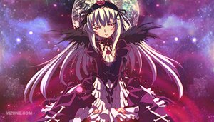 Rating: Safe Score: 0 Tags: 1girl black_dress black_wings blush dress flower frills hairband image long_hair long_sleeves looking_at_viewer parted_lips red_eyes rose silver_hair solo suigintou very_long_hair wings User: admin