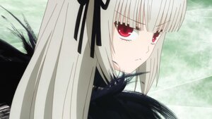 Rating: Safe Score: 0 Tags: 1girl bangs black_ribbon closed_mouth eyebrows_visible_through_hair hair_ribbon image outdoors red_eyes ribbon solo solo_focus suigintou tree User: admin