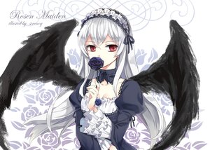 Rating: Safe Score: 0 Tags: 1girl black_flower black_rose black_wings blue_flower blue_rose dress feathered_wings feathers flower frills gothic_lolita hairband holding_flower image juliet_sleeves lolita_fashion lolita_hairband long_hair purple_rose red_eyes red_flower red_rose rose silver_hair solo suigintou white_rose wings User: admin