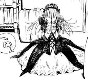 Rating: Safe Score: 0 Tags: 1girl greyscale image long_hair monochrome solo suigintou User: admin