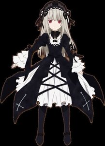 Rating: Safe Score: 0 Tags: 1girl black_dress black_footwear boots closed_mouth dress frills full_body hairband image lolita_fashion long_hair long_sleeves looking_at_viewer red_eyes ribbon rose solo standing suigintou transparent_background wings User: admin