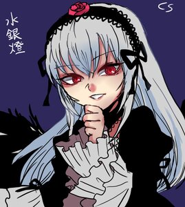 Rating: Safe Score: 0 Tags: 1girl black_dress black_wings dress flower frilled_sleeves frills hairband image lolita_hairband long_hair long_sleeves looking_at_viewer red_eyes silver_hair simple_background smile solo suigintou wings User: admin