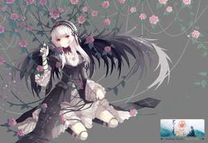 Rating: Safe Score: 0 Tags: 1girl dress flower gothic_lolita hairband image joints lolita_fashion long_hair looking_at_viewer pink_flower pink_rose plant purple_flower purple_rose red_eyes red_flower red_rose rose solo suigintou thorns very_long_hair vines wings User: admin