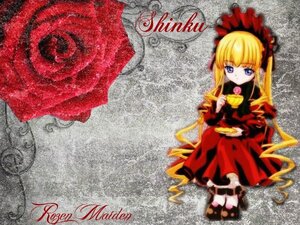 Rating: Safe Score: 0 Tags: 1girl blonde_hair blue_eyes bonnet bow dress flower full_body image long_hair long_sleeves looking_at_viewer red_dress rose shinku sitting solo teacup twintails very_long_hair User: admin