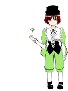 Rating: Safe Score: 0 Tags: 1girl black_footwear costume_switch full_body green_eyes hat heterochromia image long_sleeves looking_at_viewer pants red_eyes ribbon short_hair simple_background solo souseiseki standing suiseiseki white_background white_legwear User: admin