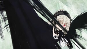 Rating: Safe Score: 0 Tags: 1girl bangs black_ribbon black_wings dress frills hairband image long_hair long_sleeves red_eyes ribbon solo suigintou weapon wings User: admin