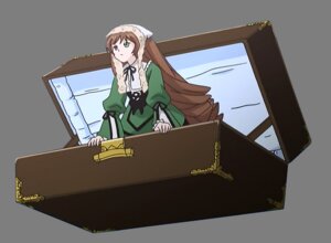 Rating: Safe Score: 0 Tags: 1girl brown_hair dress frills green_dress green_eyes head_scarf image juliet_sleeves long_hair long_sleeves puffy_sleeves ribbon signature solo suiseiseki very_long_hair User: admin