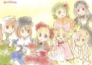 Rating: Safe Score: 0 Tags: 6+girls :d blonde_hair blue_dress blue_eyes bow brown_hair dress green_eyes hat heterochromia hina_ichigo image kanaria long_hair long_sleeves multiple multiple_girls open_mouth pink_bow red_eyes shinku short_hair siblings sisters smile souseiseki suigintou suiseiseki tagme top_hat twins twintails very_long_hair User: admin