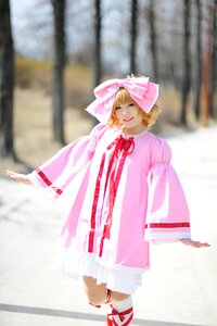 Rating: Safe Score: 0 Tags: 1girl 3d blonde_hair blurry blurry_background blurry_foreground curly_hair day depth_of_field dress hat hinaichigo long_sleeves looking_at_viewer outdoors photo ribbon short_hair smile solo standing User: admin