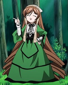 Rating: Safe Score: 0 Tags: 1girl :d brown_hair closed_eyes dress forest grass green_dress head_scarf image long_hair long_sleeves nature open_mouth outdoors ribbon smile solo standing suiseiseki very_long_hair User: admin