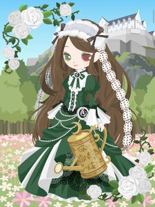 Rating: Safe Score: 0 Tags: 1girl brown_hair dress flower frills green_dress green_eyes heterochromia image long_hair pink_rose red_eyes ribbon rose sky solo suiseiseki very_long_hair watering_can white_flower white_rose yellow_flower yellow_rose User: admin