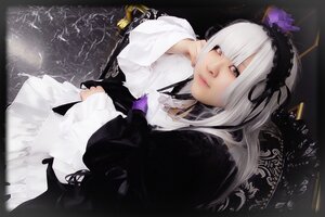 Rating: Safe Score: 0 Tags: 1girl bangs closed_mouth dress flower frills gothic_lolita hairband lips lolita_hairband long_hair long_sleeves looking_at_viewer solo suigintou upper_body white_hair User: admin