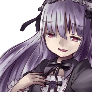 Rating: Safe Score: 0 Tags: 1girl :d black_dress black_ribbon detached_collar dress flower gothic_lolita hairband image lolita_fashion lolita_hairband long_hair long_sleeves looking_at_viewer open_mouth pink_eyes ribbon rose smile solo suigintou upper_body white_background User: admin