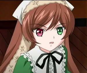 Rating: Safe Score: 0 Tags: 1girl brown_hair dress green_eyes head_scarf heterochromia image long_hair looking_at_viewer open_mouth red_eyes ribbon solo suiseiseki User: admin