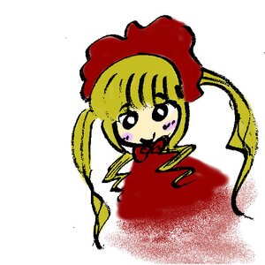 Rating: Safe Score: 0 Tags: 1girl blonde_hair blush bow chibi image looking_at_viewer red_dress shinku simple_background smile solo white_background User: admin