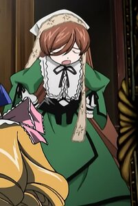 Rating: Safe Score: 0 Tags: 1girl brown_hair closed_eyes dress green_dress head_scarf image long_hair long_sleeves open_mouth solo suiseiseki very_long_hair User: admin