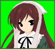 Rating: Safe Score: 0 Tags: 1girl :o auto_tagged brown_hair dress green_background green_eyes image long_hair long_sleeves looking_at_viewer ribbon simple_background solo suiseiseki upper_body User: admin