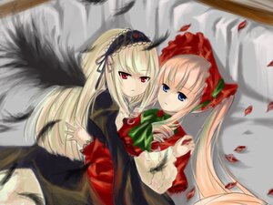 Rating: Safe Score: 0 Tags: 2girls auto_tagged blonde_hair blue_eyes dress flower hairband image long_hair long_sleeves looking_at_viewer multiple_girls pair red_dress red_eyes rose shinku suigintou very_long_hair wings User: admin