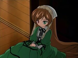 Rating: Safe Score: 0 Tags: 1girl brown_hair dress frills green_dress green_eyes heterochromia image long_hair long_sleeves looking_at_viewer red_eyes ribbon sitting solo suiseiseki very_long_hair User: admin