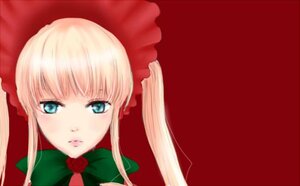 Rating: Safe Score: 0 Tags: 1girl bangs blonde_hair blue_eyes bonnet bow bowtie dress face flower green_bow image long_hair looking_at_viewer portrait rose shinku sidelocks simple_background solo twintails User: admin