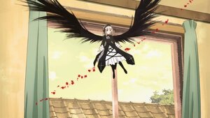 Rating: Safe Score: 0 Tags: 1girl black_legwear black_wings closed_eyes dress feathered_wings image sky solo suigintou window wings User: admin