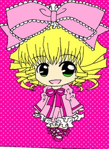 Rating: Safe Score: 0 Tags: 1girl :d blonde_hair bloomers bow chibi dress drill_hair frills full_body green_eyes halftone halftone_background hina_ichigo hinaichigo image long_sleeves looking_at_viewer open_mouth pink_background pink_bow pink_dress polka_dot polka_dot_background polka_dot_bow polka_dot_dress smile solo User: admin
