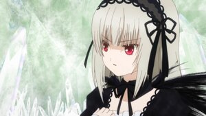 Rating: Safe Score: 0 Tags: 1girl bangs black_ribbon black_wings detached_collar dress eyebrows_visible_through_hair hairband image long_hair long_sleeves outdoors puffy_sleeves red_eyes ribbon silver_hair solo suigintou upper_body wings User: admin