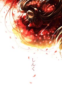 Rating: Safe Score: 0 Tags: 1girl capelet dress image long_hair long_sleeves looking_at_viewer petals red_dress shinku solo very_long_hair User: admin