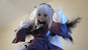 Rating: Safe Score: 0 Tags: 1girl bangs closed_mouth doll dress frills long_hair long_sleeves looking_at_viewer smile solo suigintou white_hair User: admin