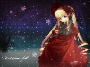 Rating: Safe Score: 0 Tags: 1girl auto_tagged blonde_hair blue_eyes bow bowtie dress drill_hair flower image long_hair long_sleeves looking_at_viewer shinku snowflakes snowing solo twin_drills User: admin