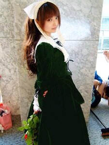 Rating: Safe Score: 0 Tags: 1girl black_dress brown_hair dress lips long_hair long_sleeves looking_at_viewer outdoors photo smile solo suiseiseki User: admin
