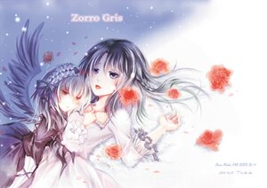 Rating: Safe Score: 0 Tags: 2girls cover cover_page doujin_cover dress english_text flower image kakizaki_megu long_hair multiple_girls open_mouth petals purple_eyes red_flower rose solo suigintou wings User: admin