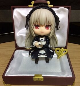 Rating: Safe Score: 0 Tags: 1girl black_dress blonde_hair chibi doll dress hairband long_hair red_eyes solo suigintou wings User: admin