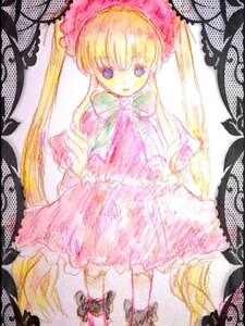 Rating: Safe Score: 0 Tags: 1girl auto_tagged blonde_hair blue_eyes bonnet bow bowtie dress frills hat image long_hair long_sleeves looking_at_viewer shinku solo standing twintails underwear very_long_hair User: admin