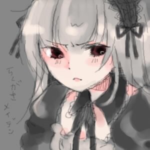 Rating: Safe Score: 0 Tags: 1girl bangs black_dress blush dress image long_hair long_sleeves looking_at_viewer parted_lips red_eyes simple_background solo suigintou User: admin