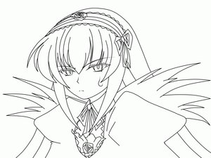 Rating: Safe Score: 0 Tags: 1girl eyebrows_visible_through_hair feathered_wings greyscale hairband image long_hair looking_at_viewer monochrome simple_background solo suigintou upper_body white_background wings User: admin