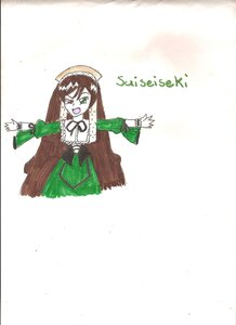 Rating: Safe Score: 0 Tags: 1girl brown_hair dress frills green_dress green_eyes hairband heterochromia image long_hair long_sleeves open_mouth outstretched_arms red_eyes ribbon solo suiseiseki very_long_hair User: admin