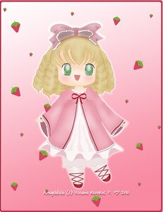 Rating: Safe Score: 0 Tags: 1girl :d auto_tagged blonde_hair bloomers blush bow cherry dress food food_print fruit green_eyes hina_ichigo hinaichigo image long_sleeves looking_at_viewer object_namesake open_mouth pink_background pink_bow short_hair smile solo standing strawberry strawberry_print striped striped_background underwear User: admin