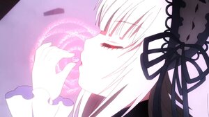 Rating: Safe Score: 0 Tags: 1girl bangs black_ribbon blush closed_eyes frills from_side hair_ribbon image long_hair profile ribbon solo suigintou User: admin