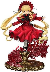 Rating: Safe Score: 0 Tags: 1girl blonde_hair blue_eyes bonnet bow bowtie doll dress full_body long_hair long_sleeves red_dress shinku shoes solo standing twintails very_long_hair User: admin