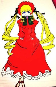 Rating: Safe Score: 0 Tags: 1girl auto_tagged blonde_hair blue_eyes bonnet bow bowtie dress drill_hair frills full_body green_bow image long_hair long_sleeves looking_at_viewer red_dress shinku solo standing twin_drills twintails very_long_hair User: admin