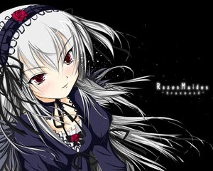 Rating: Safe Score: 0 Tags: 1girl artist_request blush dress flower frills hairband image juliet_sleeves long_hair long_sleeves looking_at_viewer red_eyes rose rozen_maiden silver_hair solo suigintou upper_body wings User: admin