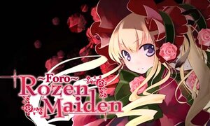 Rating: Safe Score: 0 Tags: 1girl blonde_hair blue_eyes bonnet bow dress flower image long_hair long_sleeves looking_at_viewer pink_flower pink_rose rose shinku solo twintails User: admin