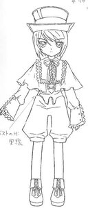 Rating: Safe Score: 0 Tags: 1girl artist_name capelet dated full_body greyscale hat image long_sleeves looking_at_viewer monochrome nagae_iku ribbon shoes short_hair shorts solo souseiseki standing User: admin