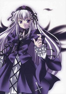 Rating: Safe Score: 0 Tags: 1girl black_ribbon black_wings cross cross-laced_clothes dress flower frilled_sleeves frills hairband image juliet_sleeves lolita_hairband long_hair long_sleeves looking_at_viewer puffy_sleeves ribbon rose silver_hair solo suigintou very_long_hair wings User: admin