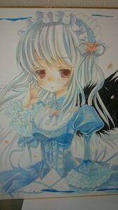 Rating: Safe Score: 0 Tags: 1girl bangs blue_dress dress eyebrows_visible_through_hair flower frills hair_ornament image juliet_sleeves lolita_fashion lolita_hairband long_hair long_sleeves looking_at_viewer marker_(medium) puffy_sleeves red_eyes ribbon solo suigintou traditional_media watercolor_(medium) User: admin