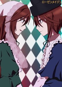 Rating: Safe Score: 0 Tags: 2girls argyle argyle_background argyle_legwear black_rock_shooter_(character) board_game brown_hair checkerboard_cookie checkered checkered_background checkered_floor checkered_kimono checkered_scarf checkered_shirt checkered_skirt chess_piece diamond_(shape) face-to-face flag floor hat himekaidou_hatate holding_flag image incest long_hair multiple_girls official_style on_floor pair perspective plaid_background profile race_queen red_eyes reflection siblings sisters souseiseki suiseiseki tile_floor tile_wall tiles vanishing_point User: admin