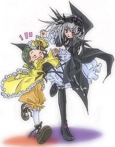Rating: Safe Score: 0 Tags: 2girls artist_request black_dress black_wings blush closed_eyes dress drill_hair flower frilled_sleeves frills green_hair hairband height_difference holding image interlocked_fingers kanaria lolita_fashion long_hair long_sleeves looking_at_another lowres multiple_girls pair pink_eyes rose rozen_maiden shinku silver_hair simple_background suigintou twin_drills walking white_background wings yellow_dress User: admin